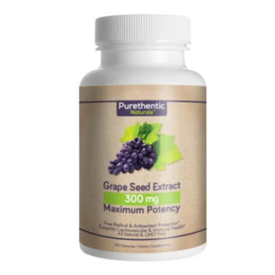 Purethentic Naturals Grape Seed Extract Capsules